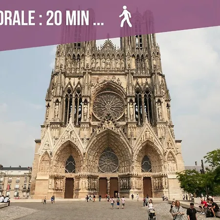 Explorereims - The Friendliest Place Proche Gare Et Centre Ρενς